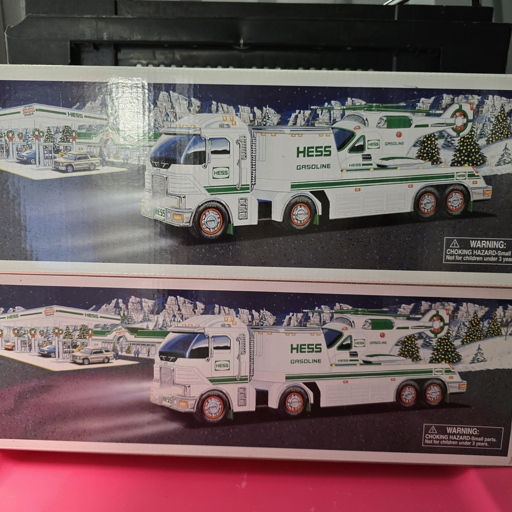 Hess Gasoline Toy Truck - White and Green